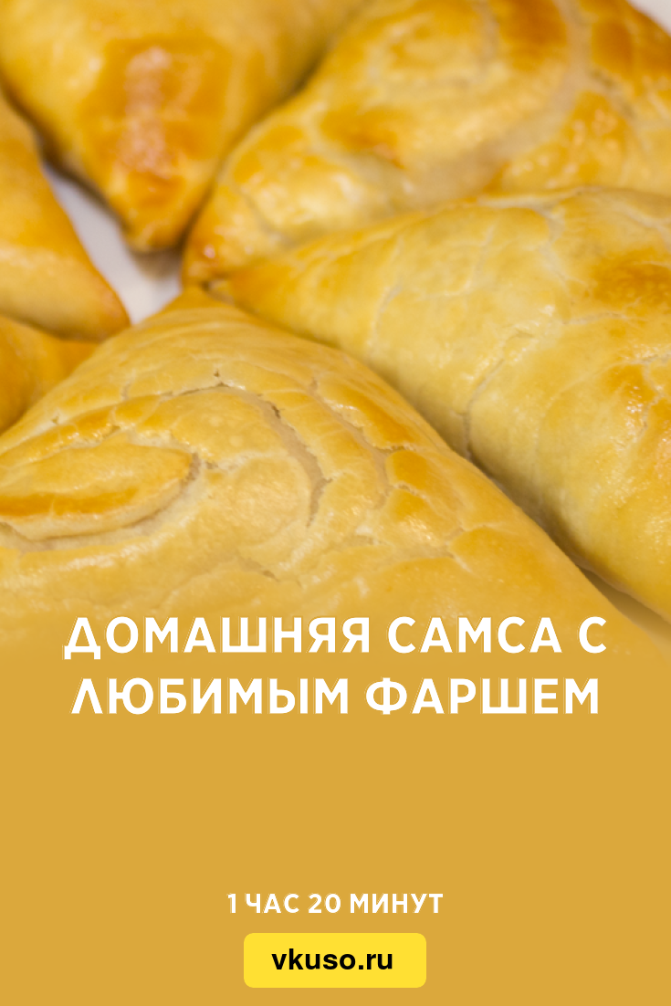 Домашняя самса с любимым фаршем, рецепт с фото — Вкусо.ру