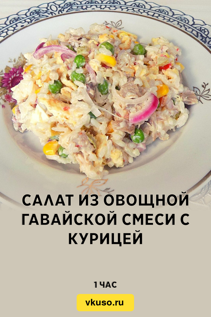 Теплый салат из 