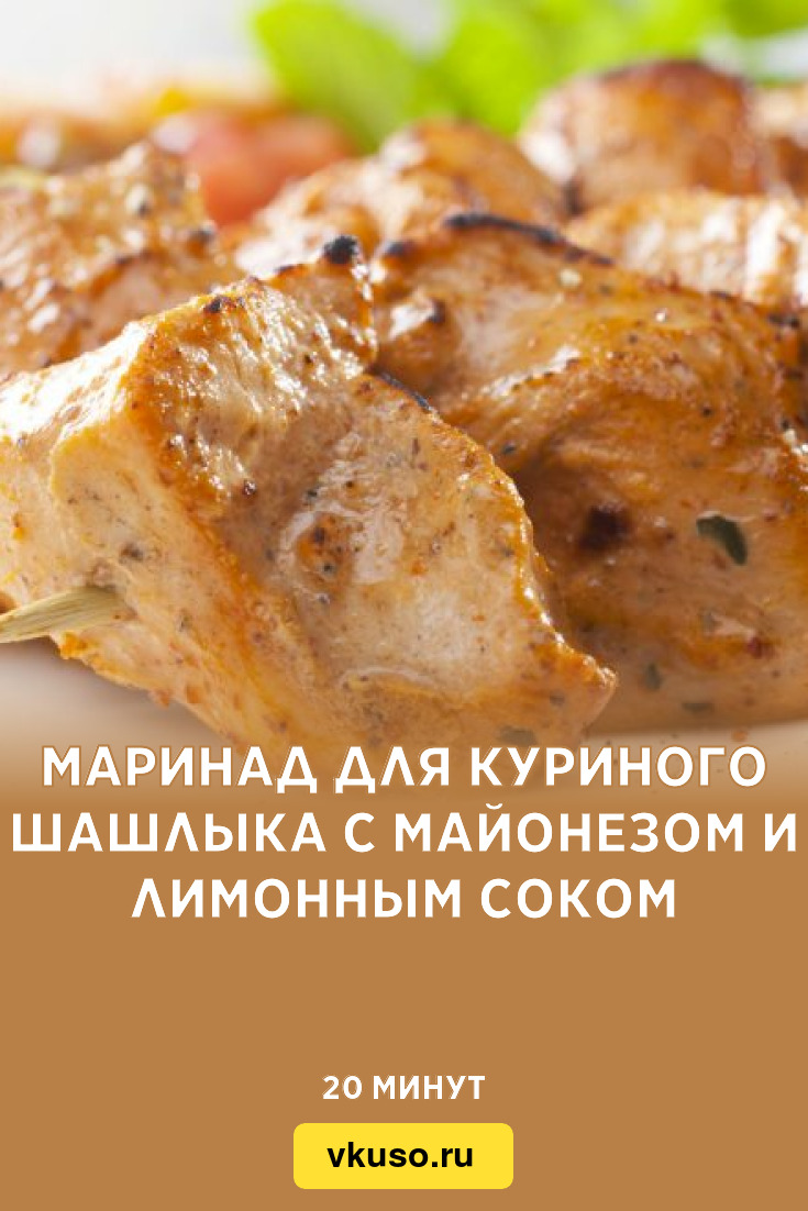 Шашлык из курицы в майонезе, пошаговый рецепт на ккал, фото, ингредиенты - уральские-газоны.рфky