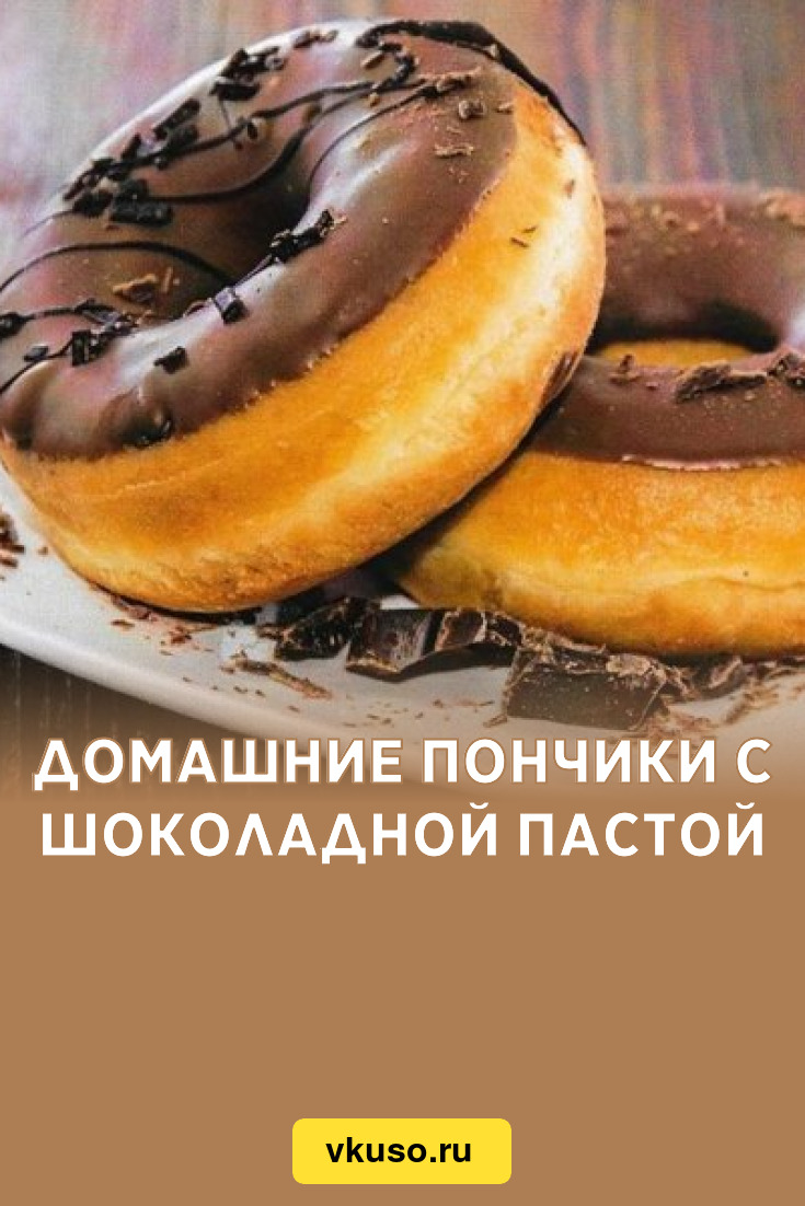 Рецепт пончиков из творога с шоколадной начинкой