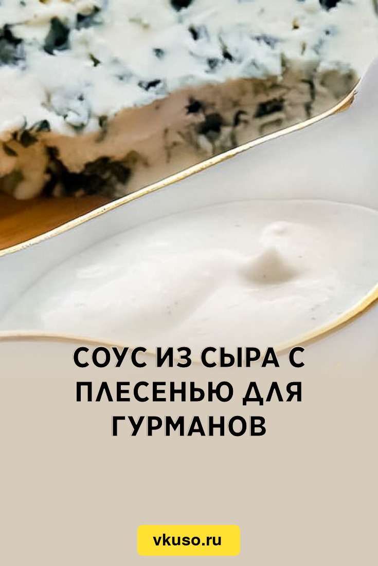 Соус из сыра с плесенью для гурманов, рецепт с фото — Вкусо.ру