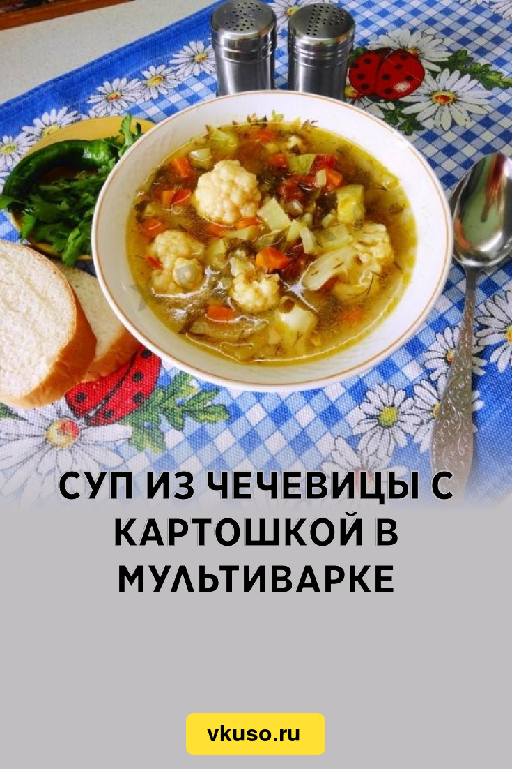 Блюда из чечевицы в мультиварке: рецепт куриного супа