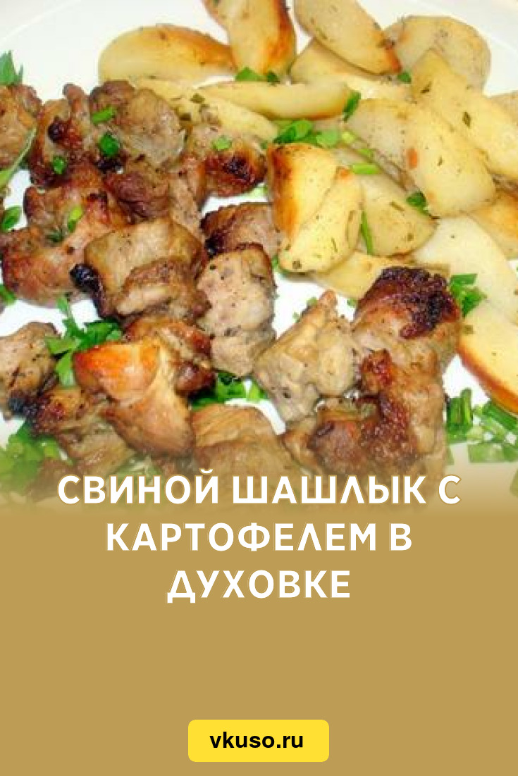 Свинина запеченная с картошкой в духовке